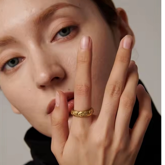 Sun, Moon, Celestial Cubic Zircona Ring | NWOT - Picture 6 of 8